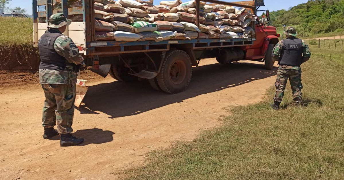 Prefectura secuestró casi siete toneladas de soja en Misiones