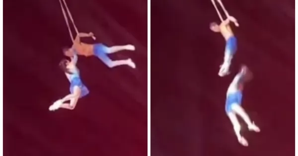 Una trapecista china murió al caer desde 9 metros de altura