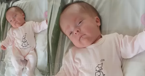 Presentaron a Milena, la beba de Beltrán que se sometió a una cirugía fetal
