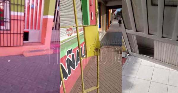 Dos robos en plena avenida a comercios de Fray Luis Beltrán