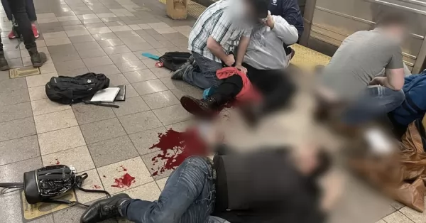 Tiroteo en Nueva York: un hombre abrió fuego en el subte y dejó al menos 29 heridos