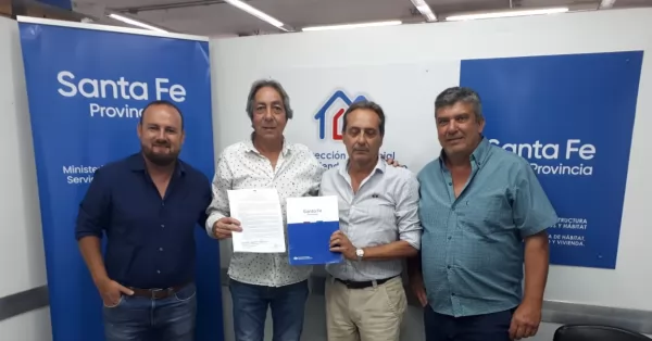 Barrio Aceitero: SOEA firmó con la provincia un convenio para la construcción de 150 viviendas