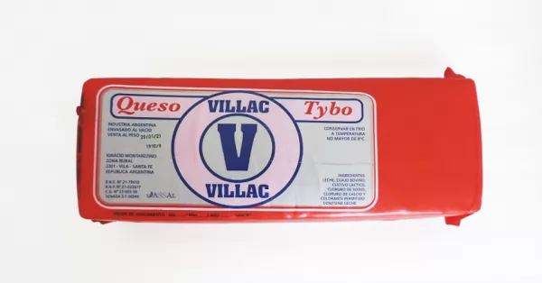 Alerta alimentaria: prohíben la venta del Queso Tybo marca Villac
