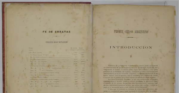 Cuándo y cómo fue el primer Censo de Argentina 