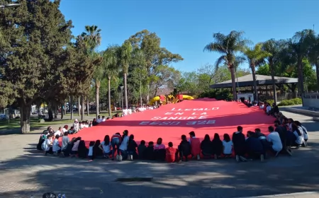 Puerto San Martín: Realizaron marcha para concientizar sobre la donación de sangre