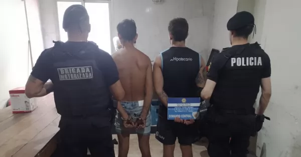 San Lorenzo: Salían de robar y tras una persecución policial fueron detenidos
