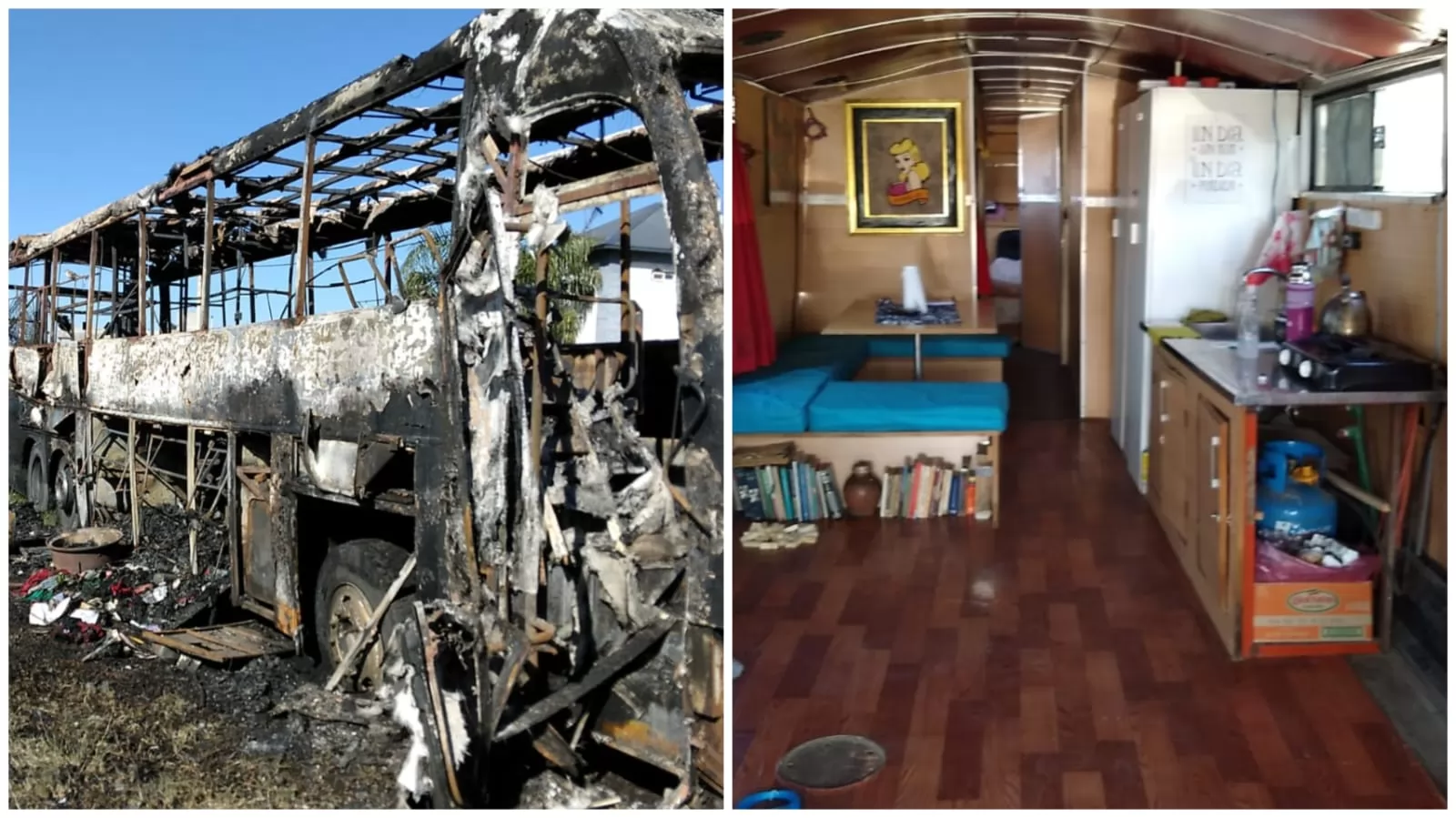 Bermúdez: pensaba recorrer la provincia con un “motorhome cultural” y se lo incendiaron