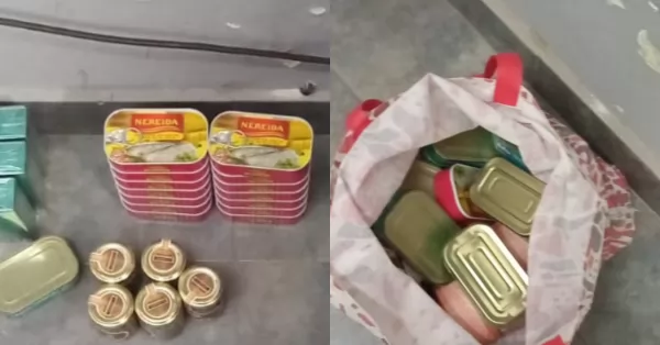Ricardone: un hombre fue detenido cuando se robaba de un supermercado latas de sardinas y un salame