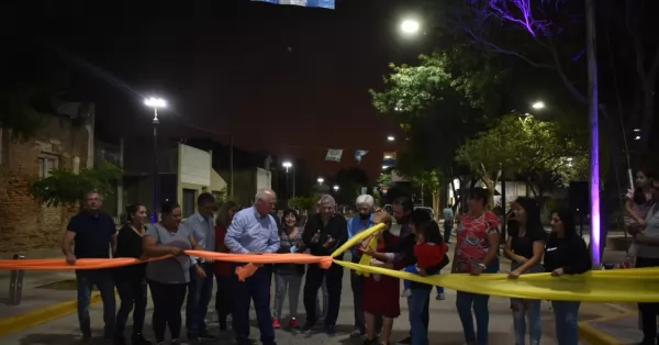Puerto San Martín: inauguraron la primera etapa del Paseo Comercial a Cielo Abierto en el centro de la ciudad