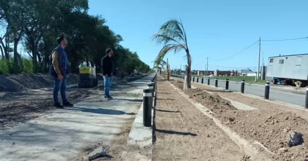 Puerto San Martín: avanza el plan de urbanización de arterias del barrio Tierra de Sueños