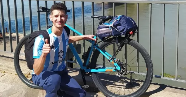 Aventura sobre ruedas: sanlorencino viajará en bicicleta a Uruguay