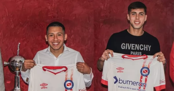 Dos futbolistas de la región firmaron su primer contrato profesional en Argentinos Juniors