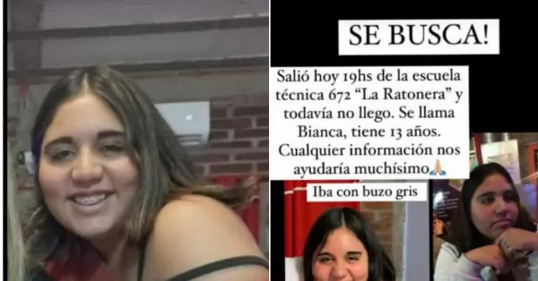 Buscan a una adolescente que desapareció cuando salía de la escuela en San Lorenzo