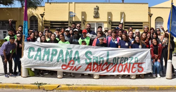 Lanzaron la campaña “San Lorenzo sin adicciones”