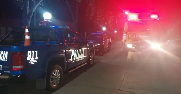 Se incendió un geriátrico en San Genaro y la policía rescató a varios abuelos