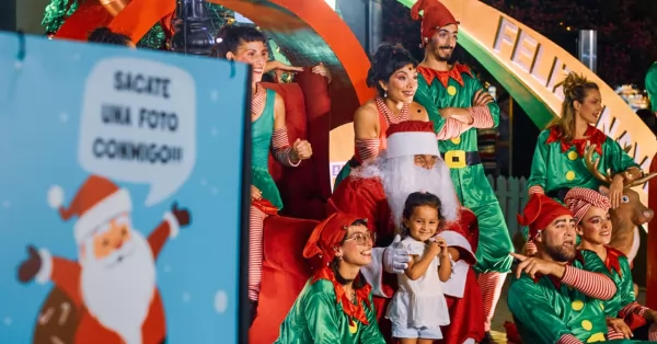 San Lorenzo se vistió de Navidad con atracciones y espectáculos en el Paseo del Pino