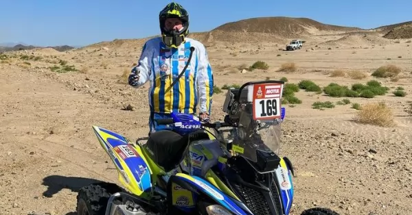 El sanlorencino Fantoni entró el top 10 del Dakar