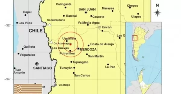 Un sismo de 4,7 grados se registró en Mendoza