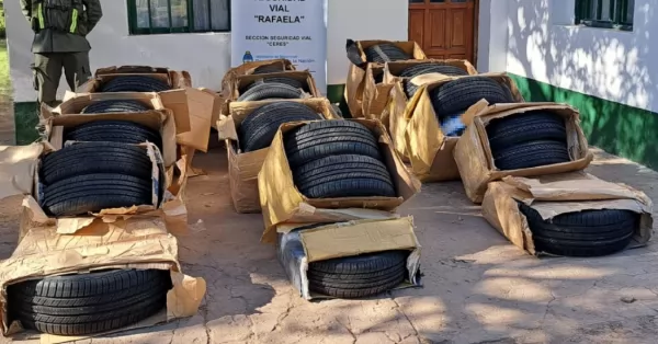 Decomisaron 55 cubiertas sin aval legal en Córdoba y Santa Fe