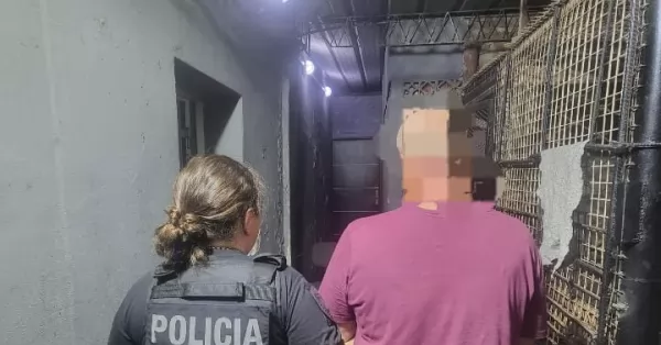 San Lorenzo: Fue detenido por agredir a su ex pareja en la vía pública