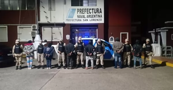 Seis detenidos en allanamientos por tenencia y venta de drogas en San Lorenzo