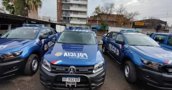 Sumaron tres nuevos patrulleros para la Policía de San Lorenzo
