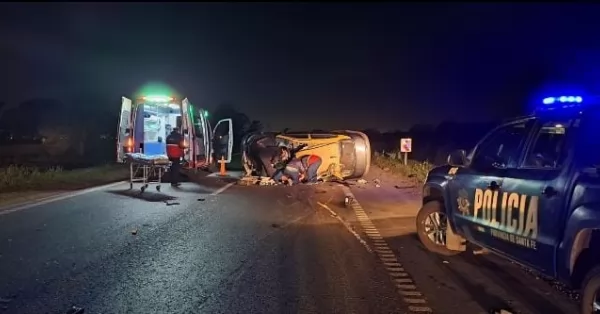 Un taxista porteño perdió un brazo tras chocar con un camión en la Autopista Rosario - Santa Fe
