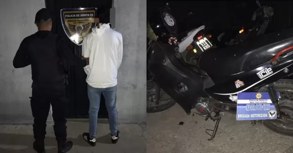 Detuvieron a motociclista de 17 años ya que levantó la sospecha de camioneros en Ruta 10