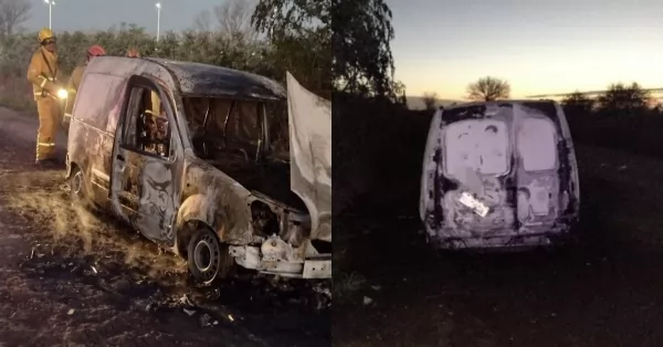 Incendiaron en Capitán Bermúdez un auto que habría sido utilizado en una balacera en Carcarañá