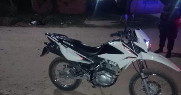 Beltrán: robaron una moto y la dejaron abandonada a pocas cuadras