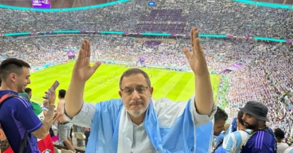 El argentino Carlos Maslatón batió un récord Guiness en el Mundial de Qatar