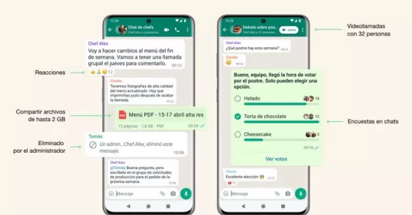 WhatsApp suma encuestas a sus funciones