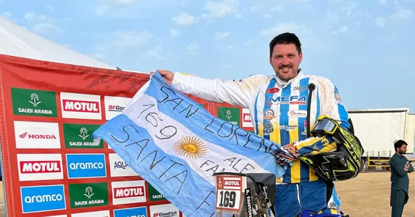 Alejandro Fantoni obtiene su mejor resultado en una etapa del Dakar