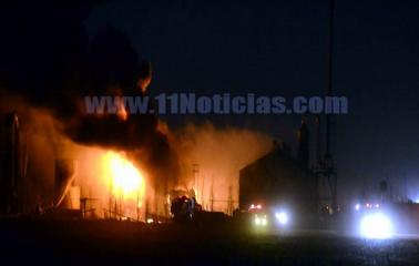 Puerto General San Martín: Se incendió Termosan