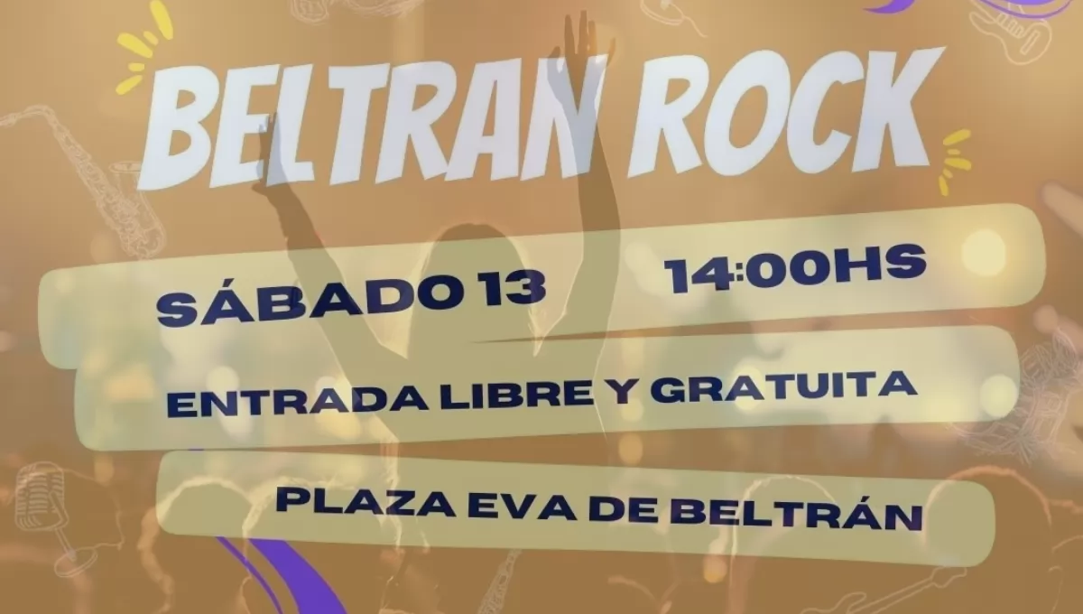 Se viene el “Beltrán Rock”, el primer festival de Rock en Fray Luis Beltrán