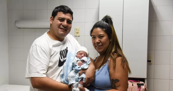 El primer rosarino 2022 se llama Lionel y nació en el hospital Roque Sáenz Peña
